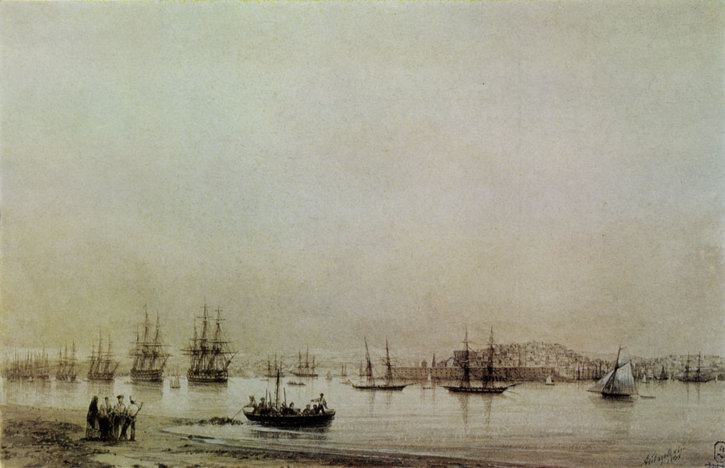 SEVASTOPOL. VIEW OF THE TOWN FROM THE NORTH. 1845 