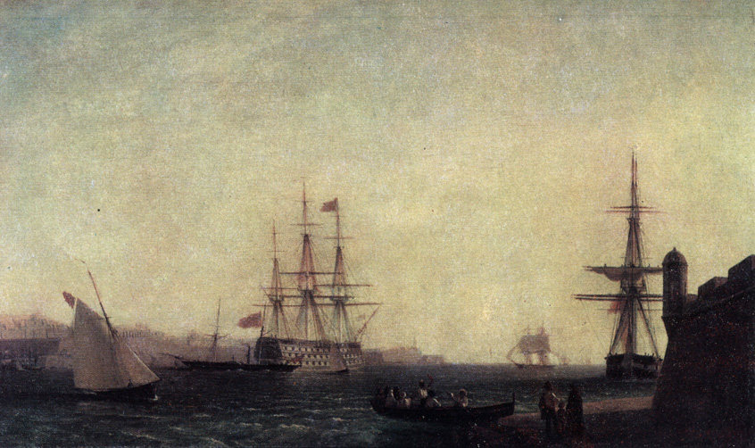 Порт Ла Валетта на острове Мальта. 1844. Государственный Русский музей