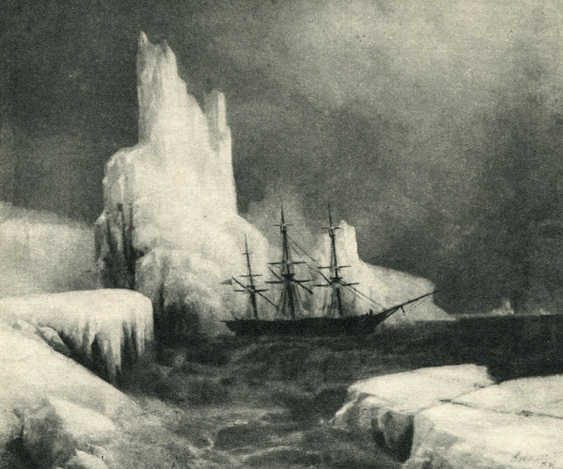 Ледяные горы. 1870 г.