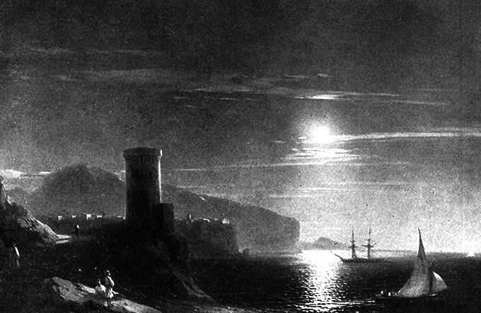 Берег моря ночью. 1856