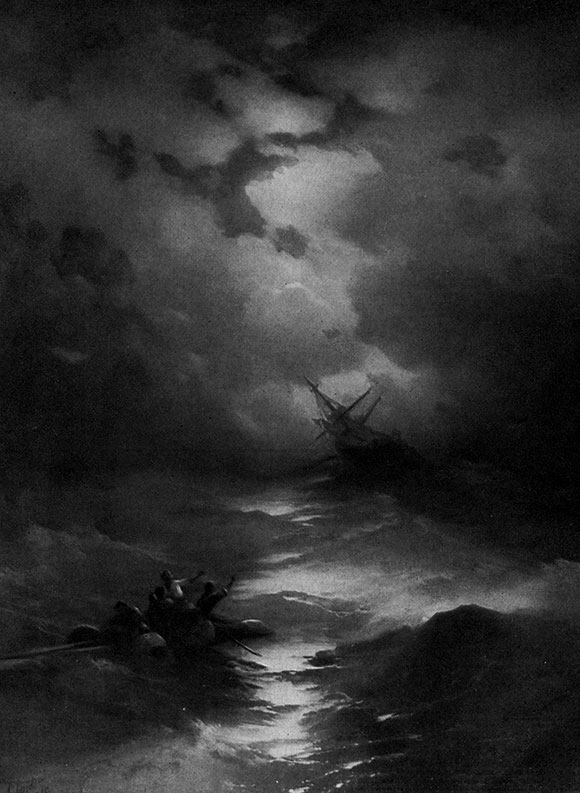 Буря на Северном море. 1865