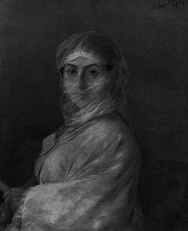 Портрет А. Н. Айвазовской. 1882