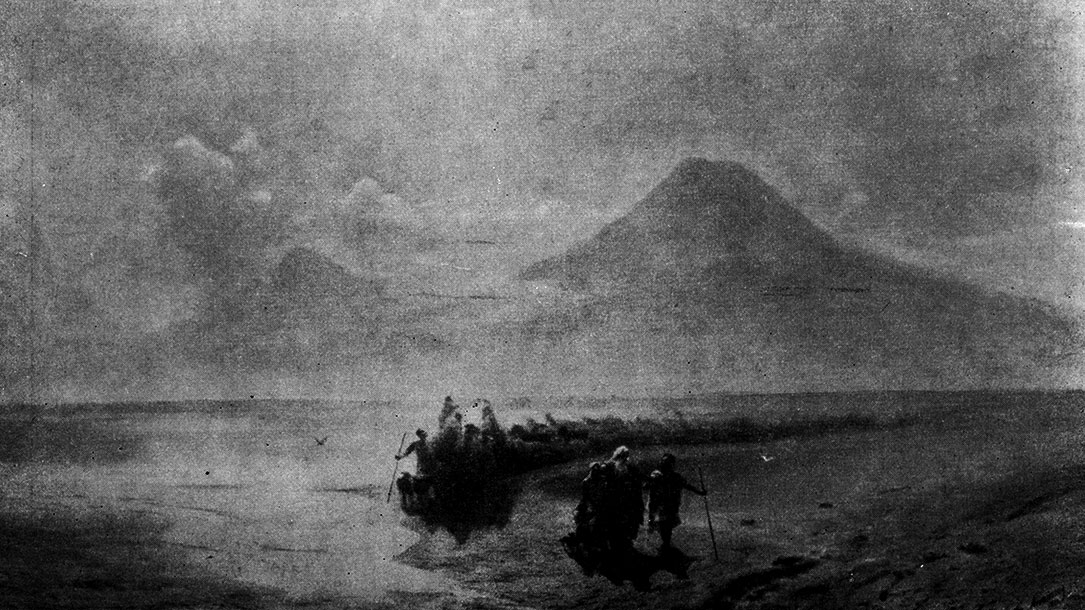 И. К. Айвазовский. Сошествие Ноя с Арарата, 1887 г.