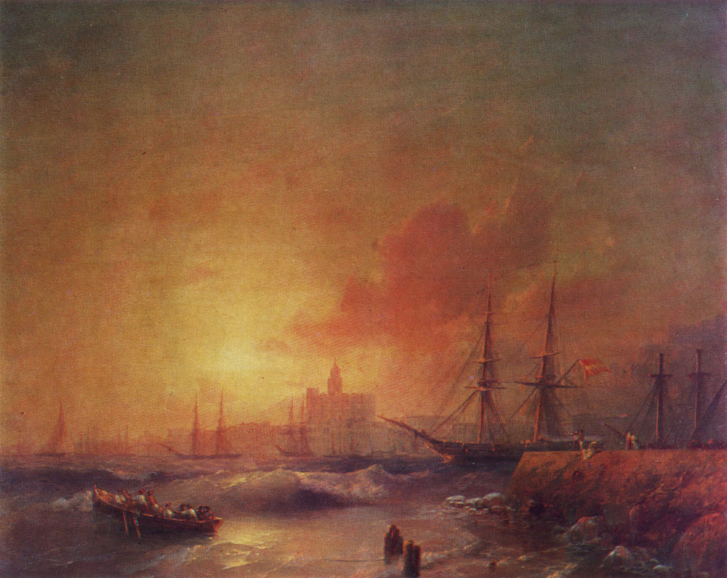 Malaga. 1854  Oil on canvas. 44×53,5