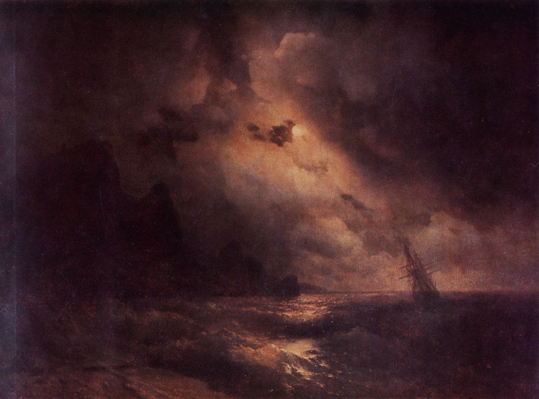The Sea. 1864  Oil on canvas. 128×170