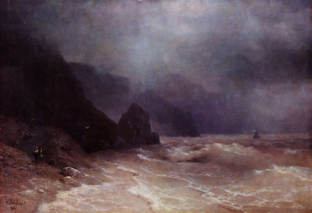The Seashore. 1886  Oil on canvas. 46×67