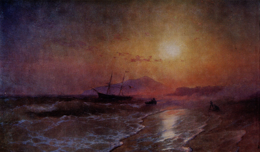 The Ischia Island. 1892  Oil on canvas. 135×235