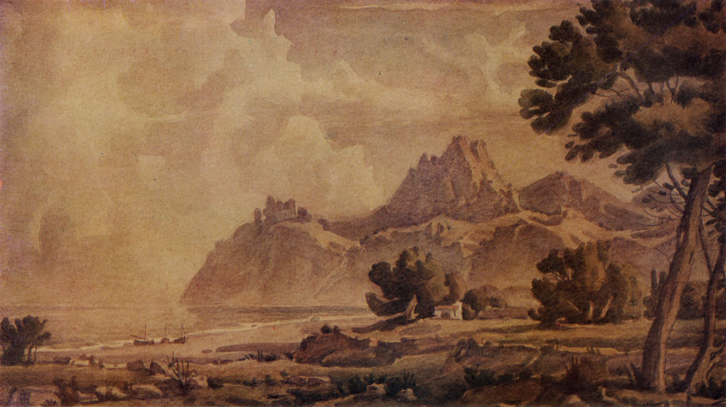 After Rain. 1938  Water colour on paper. 43,2×71,8