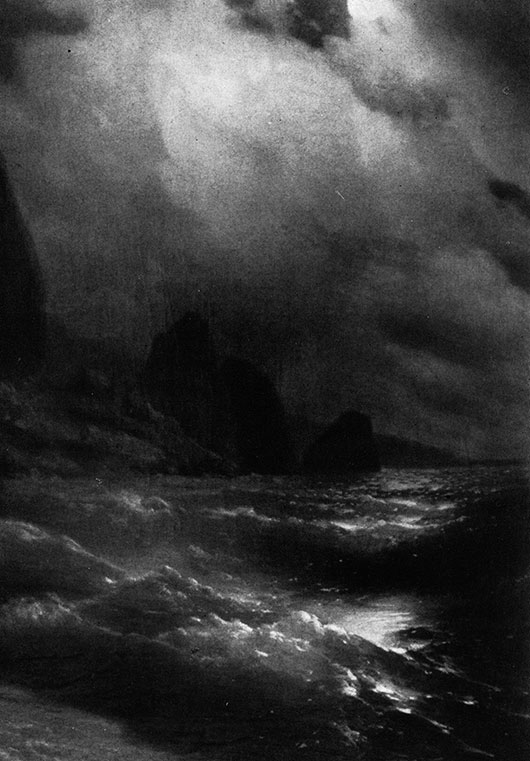 Море. 1864. Фрагмент
