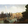         (Peterhof. View of the Palace and Great Cascade)